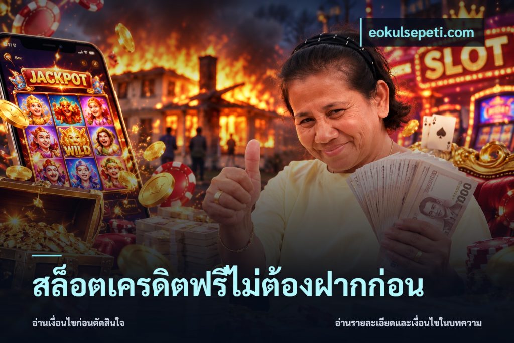 สล็อตเครดิตฟรีไม่ต้องฝากก่อน