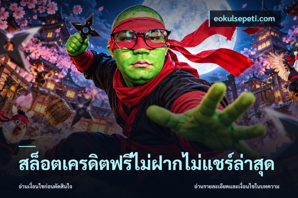 สล็อตเครดิตฟรีไม่ฝากไม่แชร์ล่าสุด