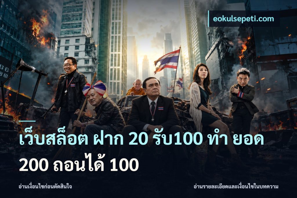 เว็บสล็อต ฝาก 20 รับ100 ทํา ยอด 200 ถอนได้ 100