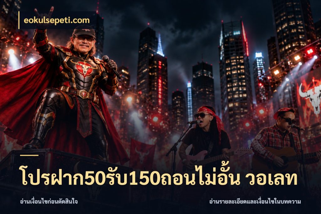 โปรฝาก50รับ150ถอนไม่อั้น วอเลท โปรยอดรับที่สายเกมสนใจ ในมุม eokulsepeti.com