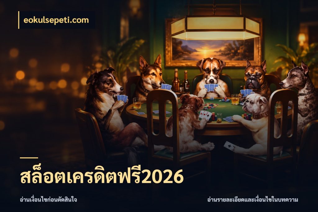 สล็อตเครดิตฟรี2026 สีสันของเครดิตฟรีและเกมแนวที่ชอบ ในมุม eokulsepeti.com