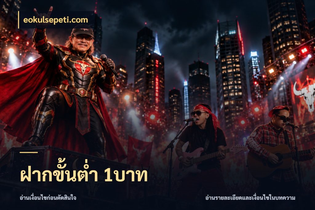 ฝากขั้นต่ำ 1บาท eokulsepeti.com จำนวนเริ่มต้นกับรายละเอียดที่สายเกมสนใจ