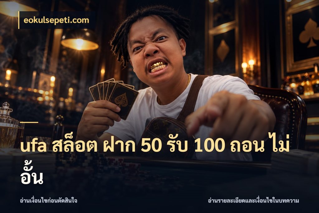 ufa สล็อต ฝาก 50 รับ 100 ถอน ไม่ อั้น สนุกกับตัวเลือกโปรในสไตล์ของคุณ ในมุม eokulsepeti.com