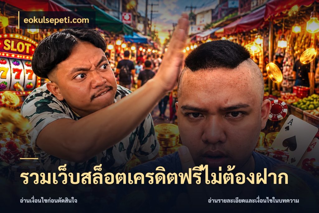 รวมเว็บสล็อตเครดิตฟรีไม่ต้องฝาก เครดิตแต่ละรูปแบบมีมุมไหนให้ดู กับ eokulsepeti.com