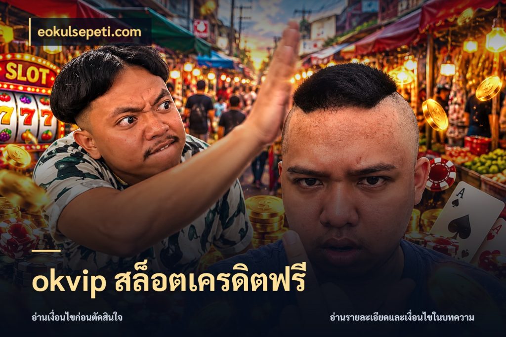 okvip สล็อตเครดิตฟรี เครดิตฟรีกับจังหวะลุ้นที่คุณเลือก ในมุม eokulsepeti.com