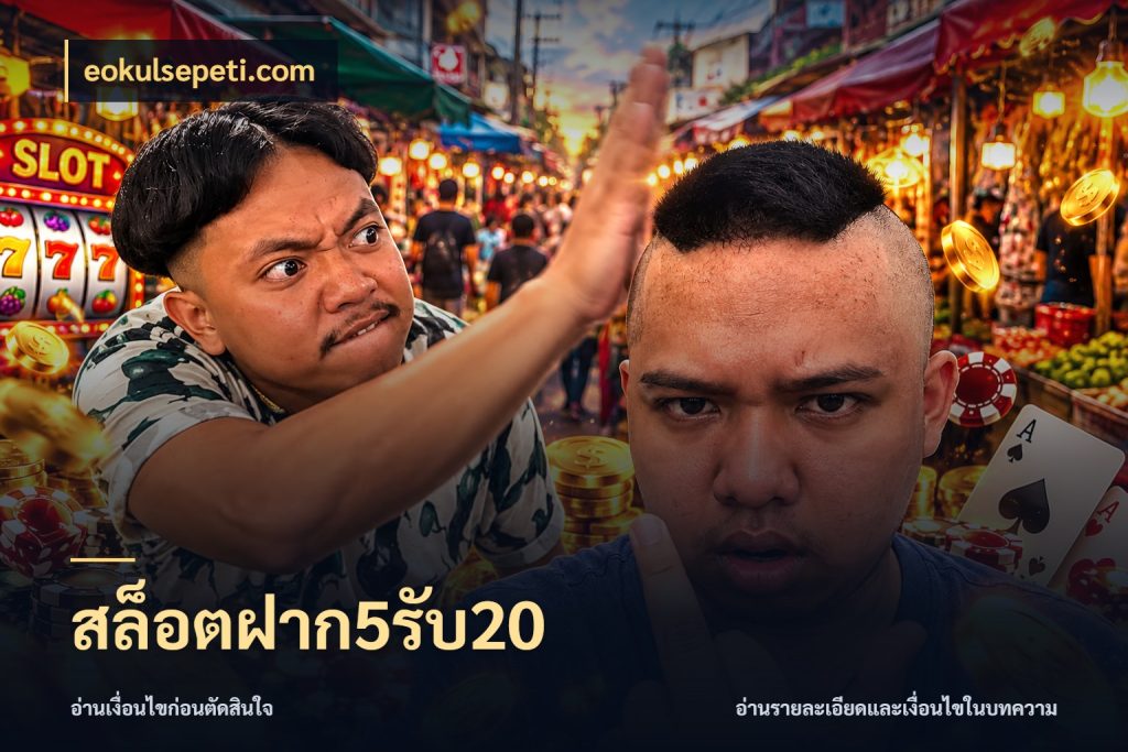 สล็อตฝาก5รับ20 สีสันของโปรฝากและยอดรับ ในมุม eokulsepeti.com