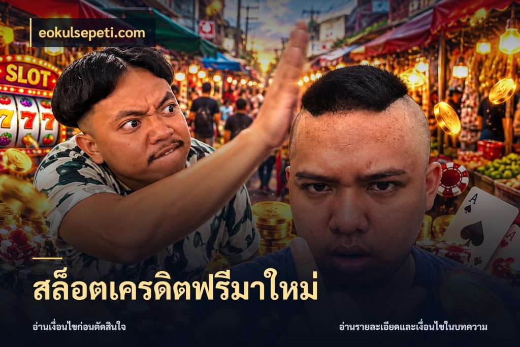 สล็อตเครดิตฟรีมาใหม่ เครดิตฟรีในมุมที่สายโบนัสสนใจ ในมุม eokulsepeti.com