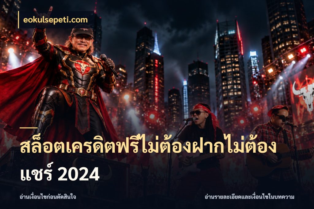 สล็อตเครดิตฟรีไม่ต้องฝากไม่ต้องแชร์ 2024 สิทธิ์ที่สายโบนัสสนใจกับวิธีรับ สไตล์ eokulsepeti.com
