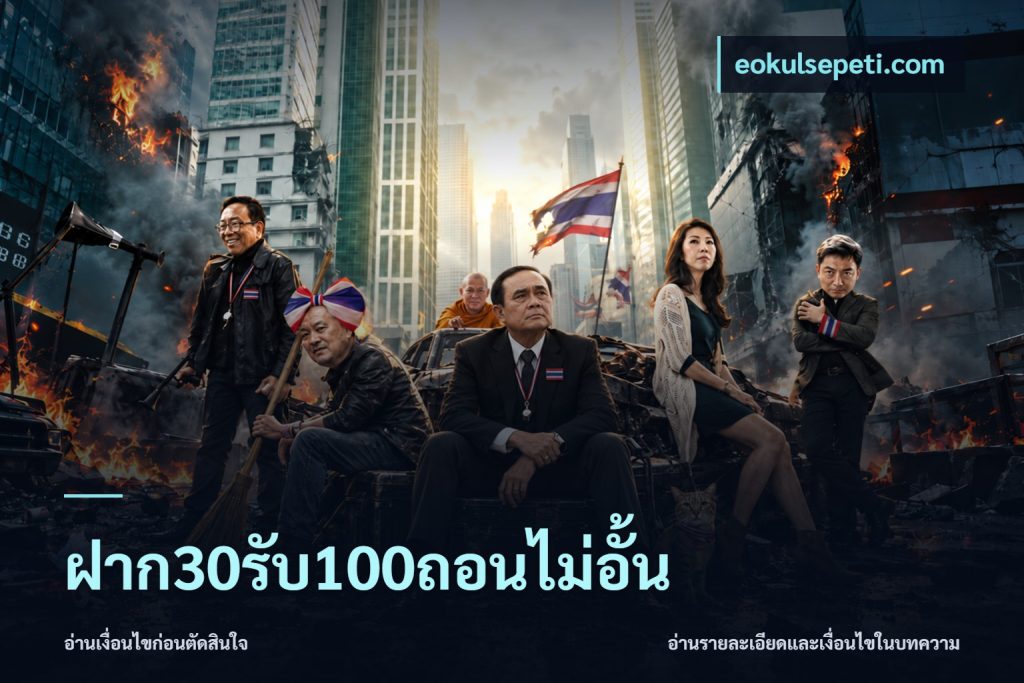 ฝาก30รับ100ถอนไม่อั้น