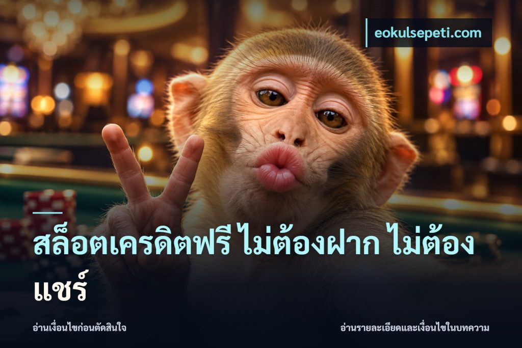 สล็อตเครดิตฟรี ไม่ต้องฝาก ไม่ต้องแชร์