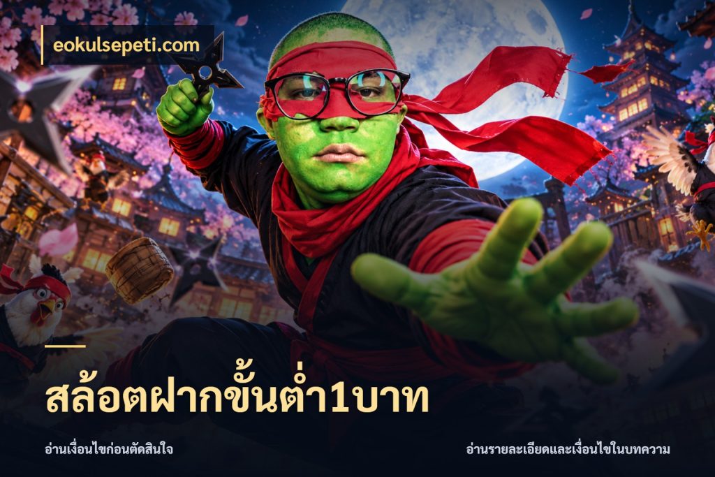 สล้อตฝากขั้นต่ำ1บาท จำนวนเริ่มต้นกับรายละเอียดที่สายเกมสนใจ สไตล์ eokulsepeti.com