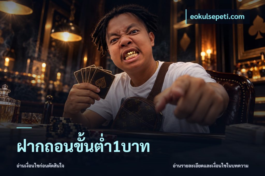 ฝากถอนขั้นต่ำ1บาท